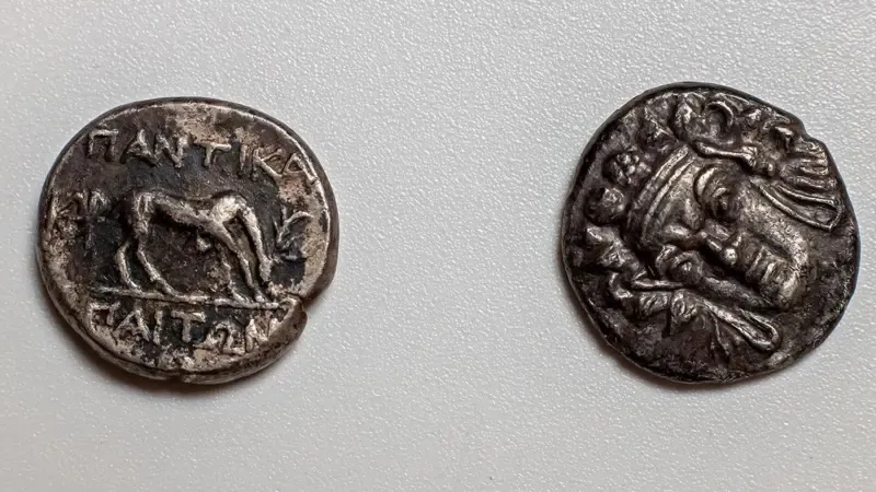 Фото: Частина колекції монет від античності до Середньовіччя. Національний музей історії України.